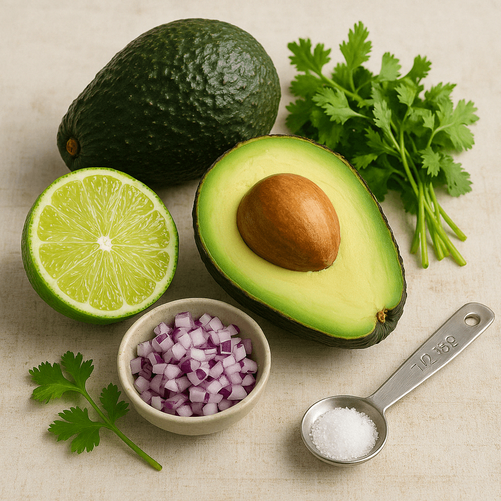 鳄梨酱食材排布