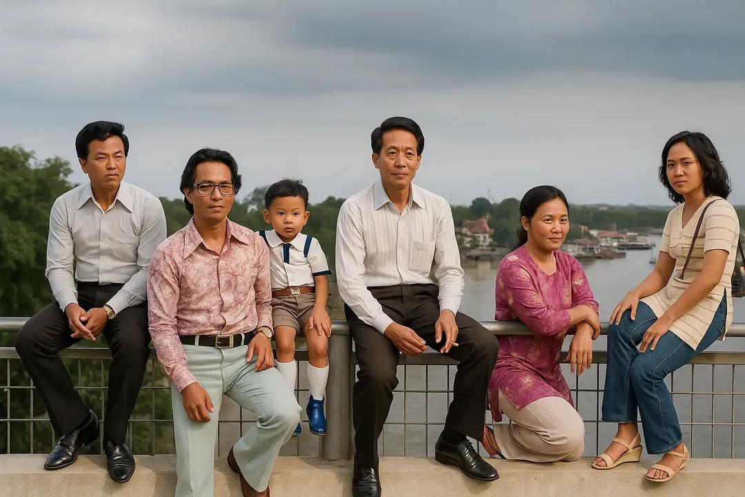 家庭合影修复效果