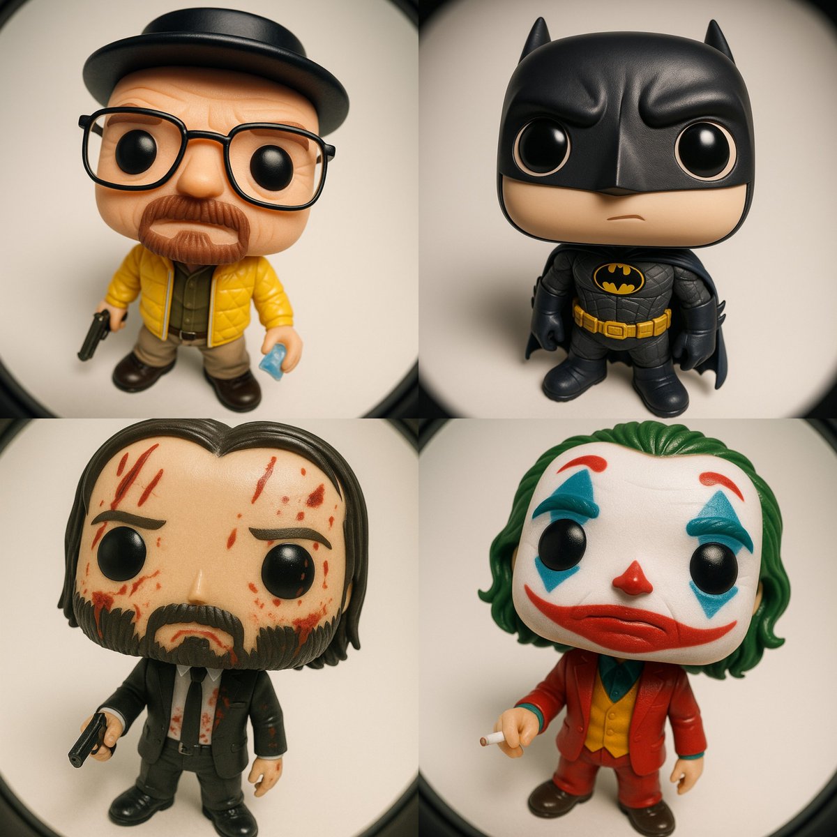 Funko 公仔俯拍
